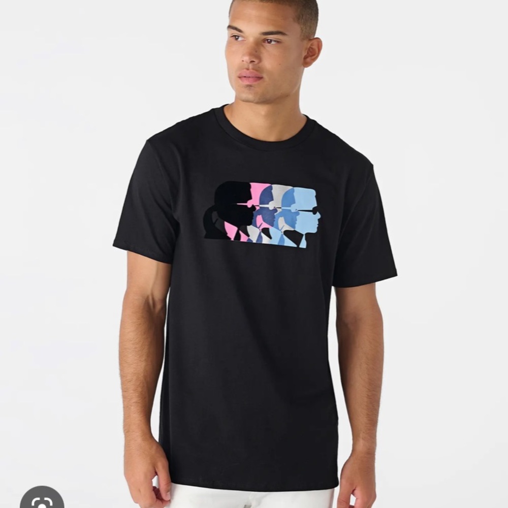 Karl Lagerfeld Colorful Karl Profile Tee Size M